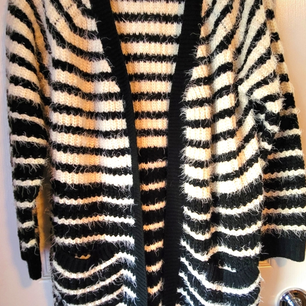 Forever21 Stripe Cardigan Sweater. Looks new